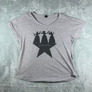 Hamilton Musical Schuyler Sisters Graphic Tee Gray Creative Goods Broadway Shirt